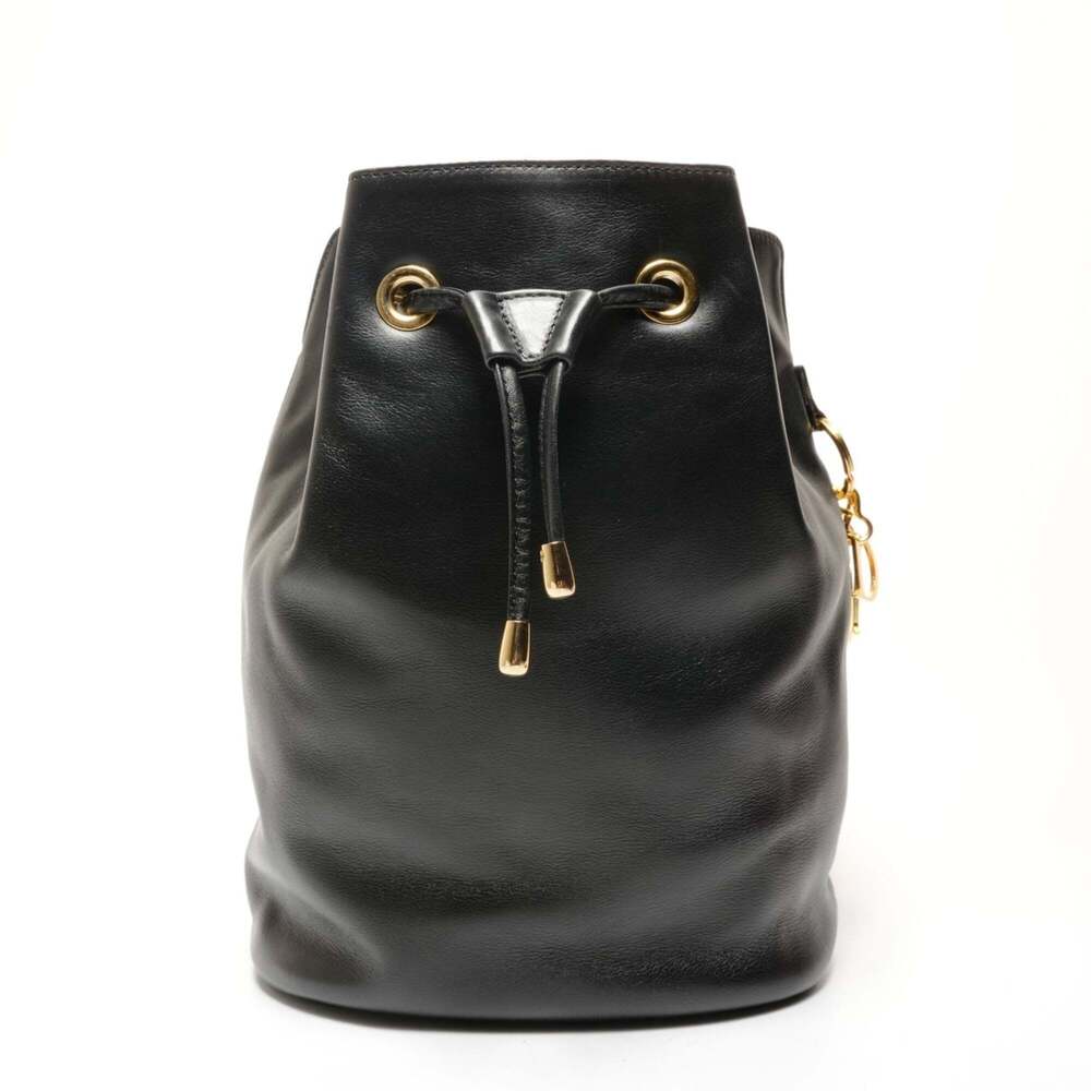 CHRISTIAN DIOR Black Leather Shoulder Bag - Picture 2 of 16